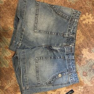 Faded Glory Dark Blue Denim Shorts